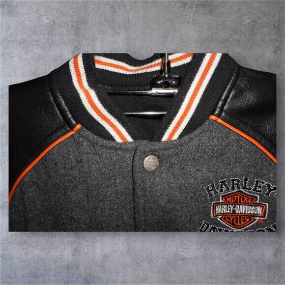 Harley-Davidson Toddler Bomber Jacket – Size 3T – Black with Embroidery - Picture 3 of 16